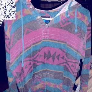 Women’s/junior girls - vintage drug rug pull over